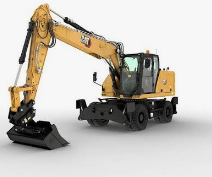 Ekskavatorinis Krautuvai Ratinis Ekskavatorius CAT M316