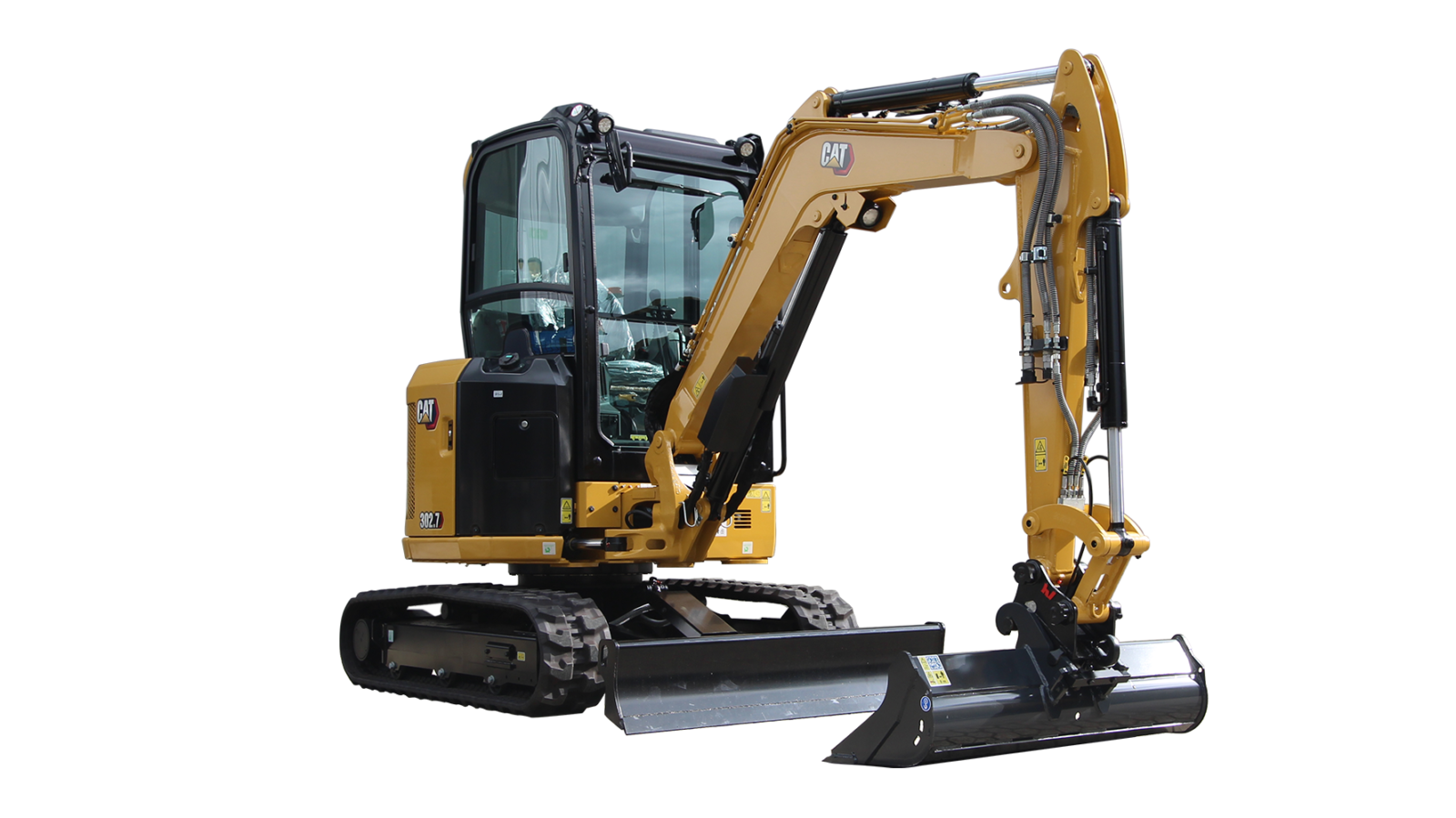 Mini ekskavatoriai 2,7t TRS4 360⁰ ROTOTILT CAT 302.7CR